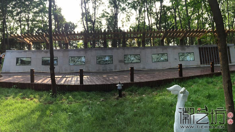 世界文化遺產與蕪湖鐵畫牽手打造景區(qū)文化墻鐵畫 ——洪澤湖古堰防洪工程演示鐵畫定制案例