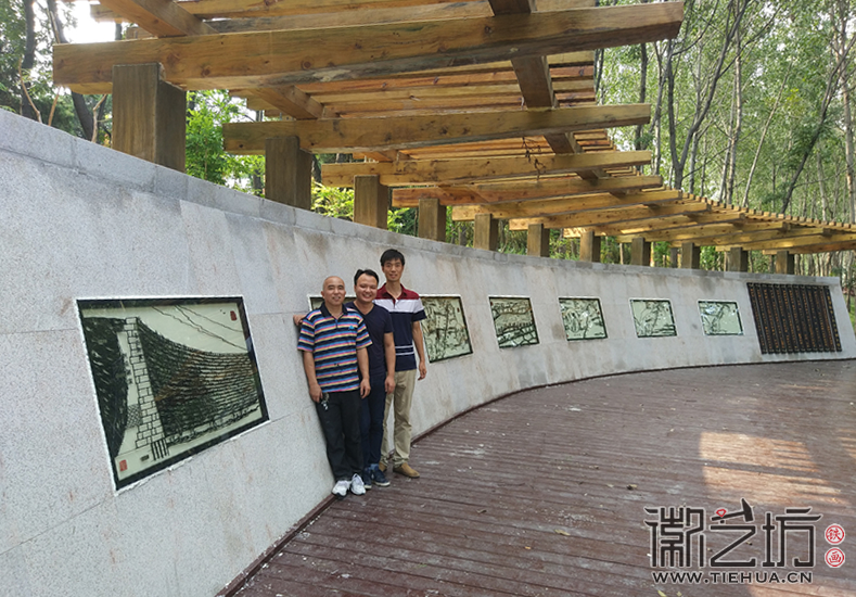 世界文化遺產與蕪湖鐵畫牽手打造景區(qū)文化墻鐵畫 ——洪澤湖古堰防洪工程演示鐵畫定制案例