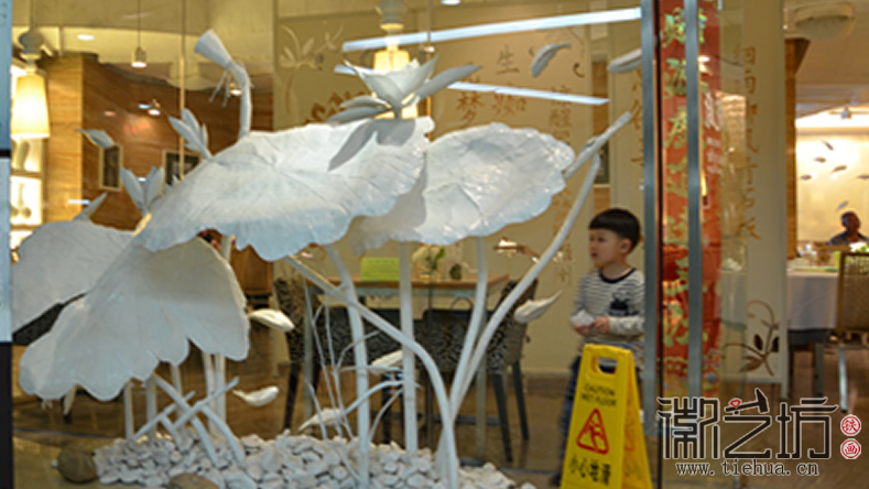 2017.1.5深圳皖廚飯店鐵畫定制案例16