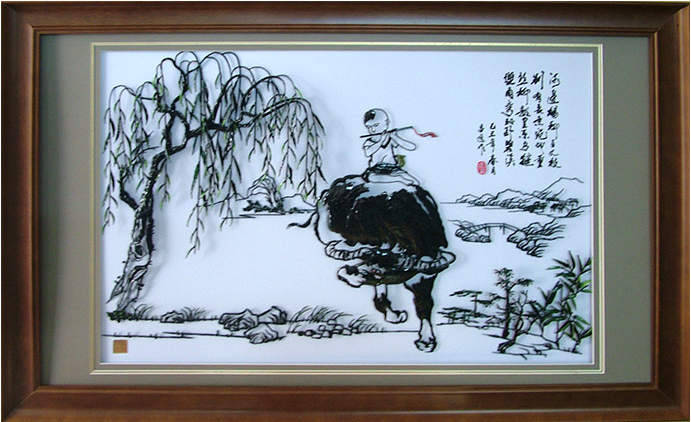 童趣-李愛平設計的鐵畫作品